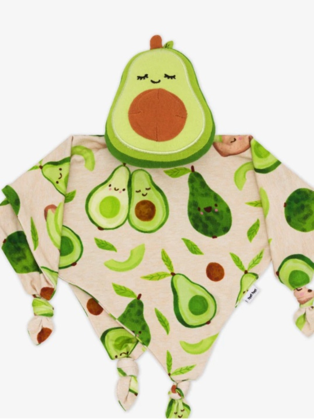NEW Little Sleepies Guac the Avocado Sleepyhead Lovey